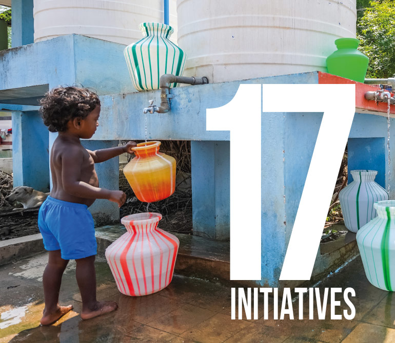 17 initiatives - 30 years Foundation