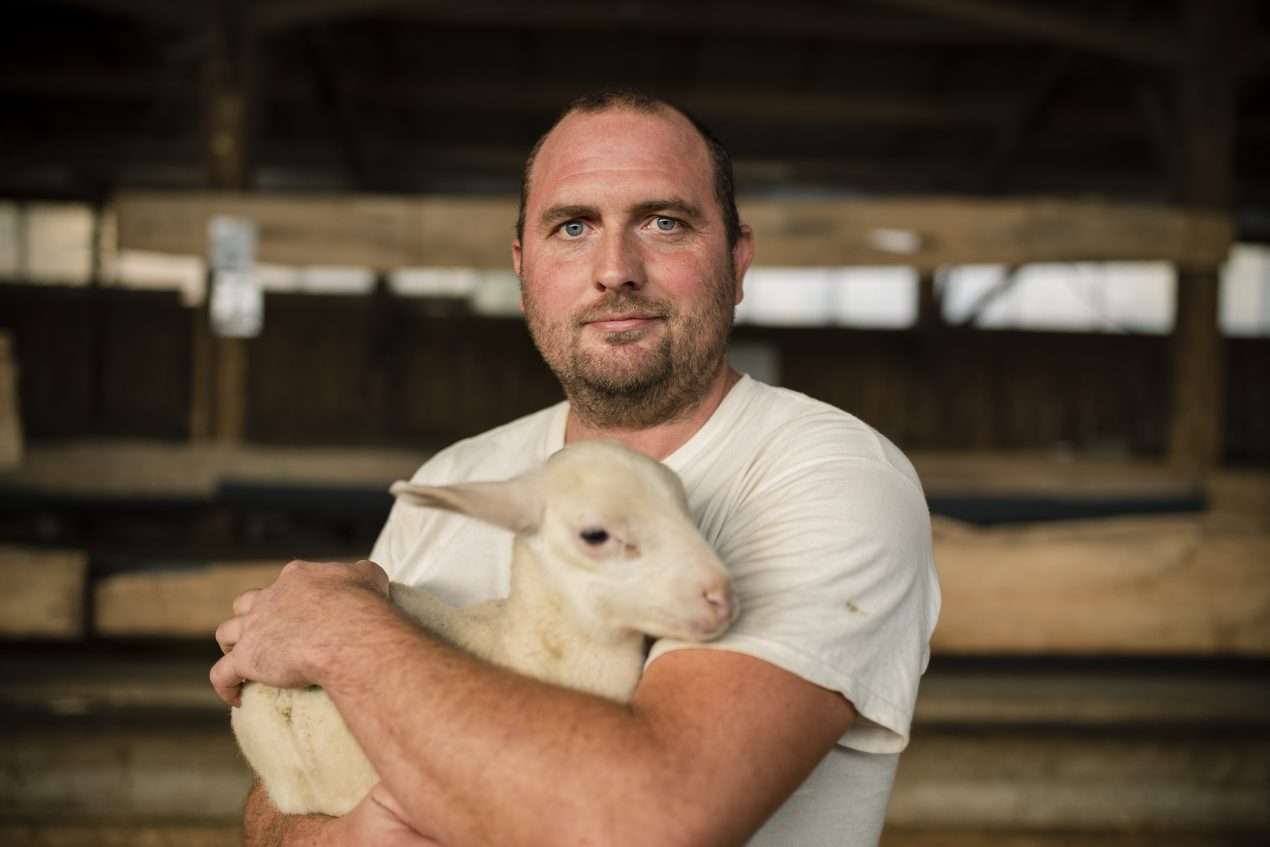 Rémi Estavil agriculteur et éleveur de brebis