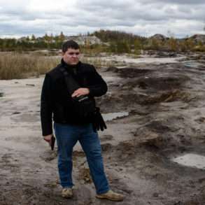 Trafic clandestin de l’ambre, la menace Ukraine reportage photographique Guillaume Herbaut