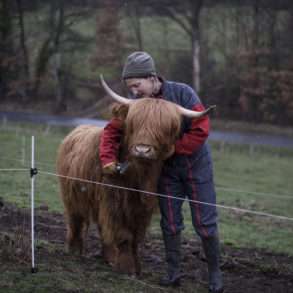 Phil Hatcher-Moore: a Highland cattle breeder who works in unison with the soil, plants and animals.