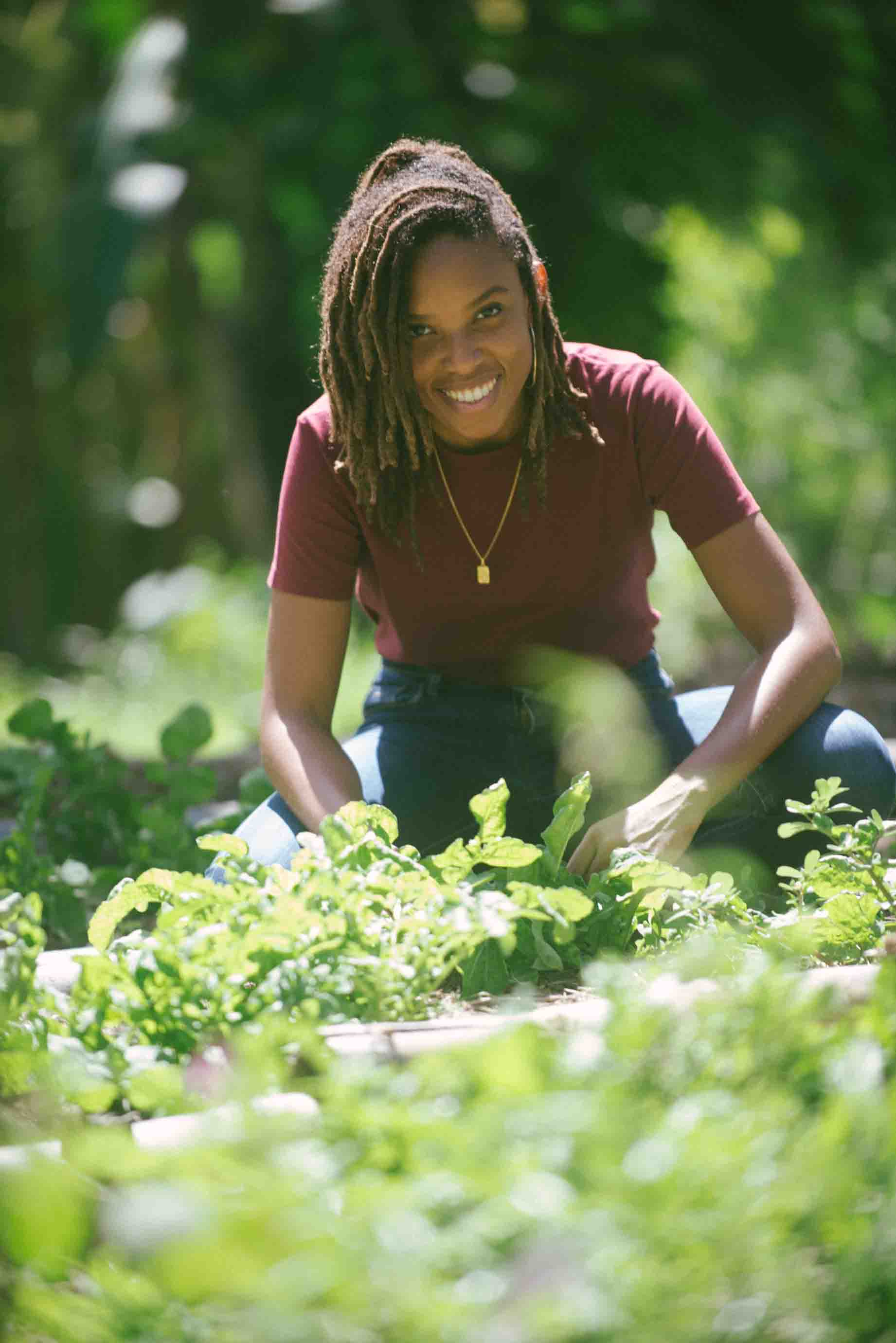 Ayanna Mouflet, 2020 Terre de Femmes France Award winner with her association TA NOU