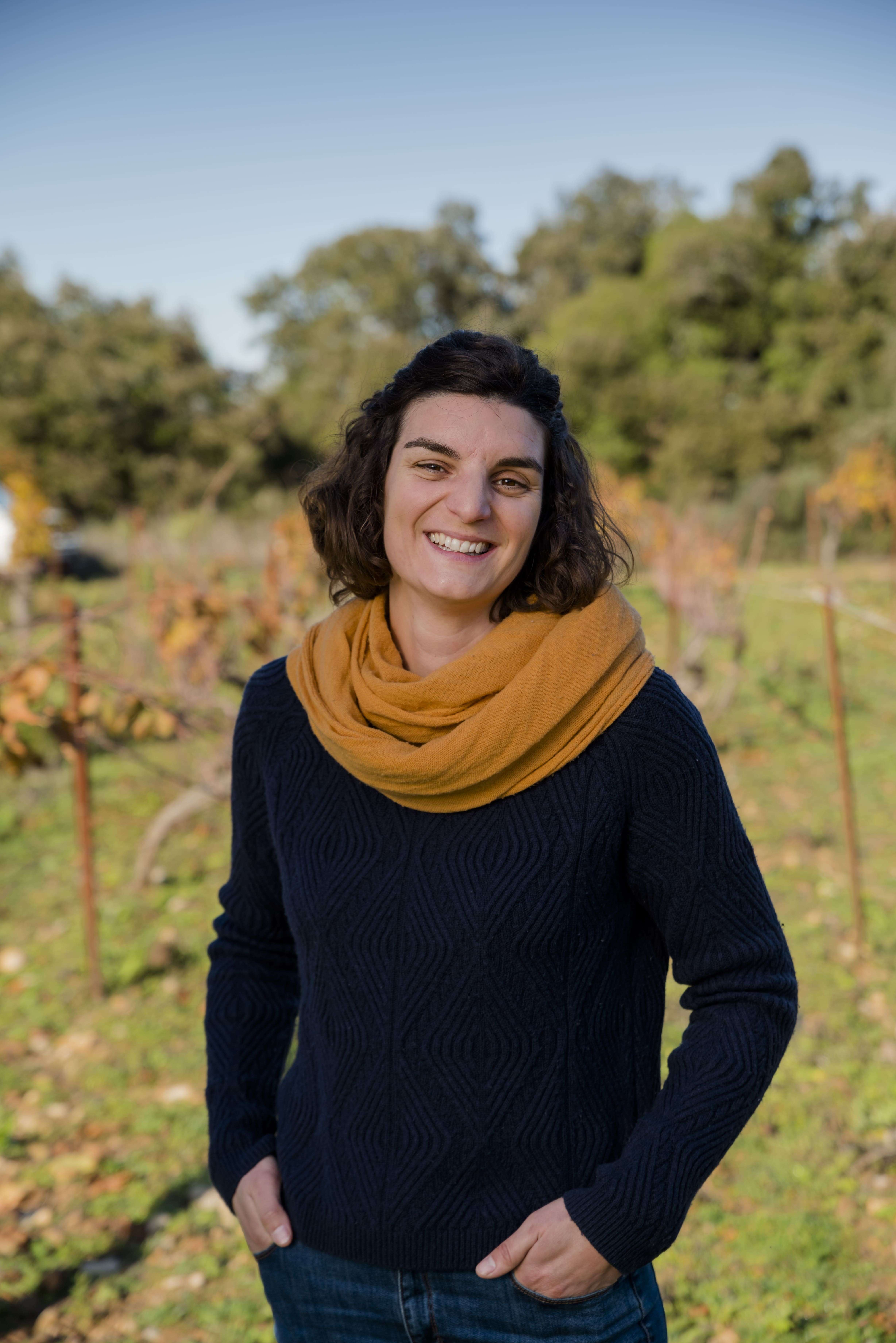 Pauline Chatin, 2020 Terre de Femmes France Award winner, Vignes de Cocagne