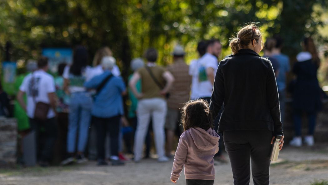 Stand engagé lors d’un Festival avec la Fondation Yves Rocher pour la biodiversité