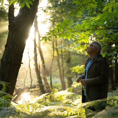 Jacques Rocher on the lands of la Gacilly