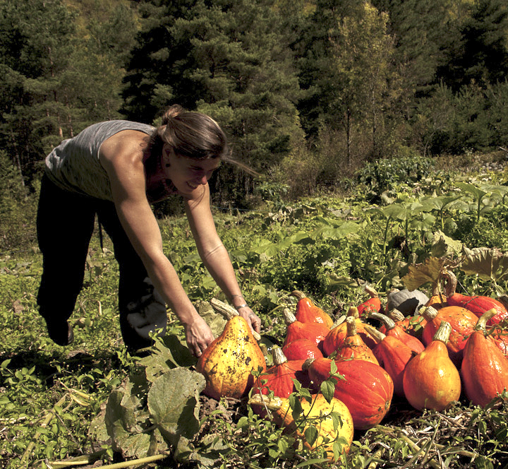 Marie Bonneville lauréate de l’international Award terre de Femmes 2021 de la Fondation Yves Rocher agit pour préserver et défendre le patrimoine génétique végétal des produits locaux en Alpes-Maritimes.