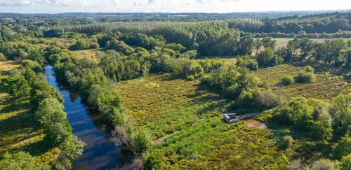 Observatoire de la biodiversité de La Gacilly, zone humide préservée et visitable