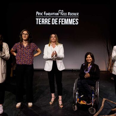 Cérémonie du Prix Terre de Femmes organisée par la Fondation Yves Rocher pour la protection de la planète